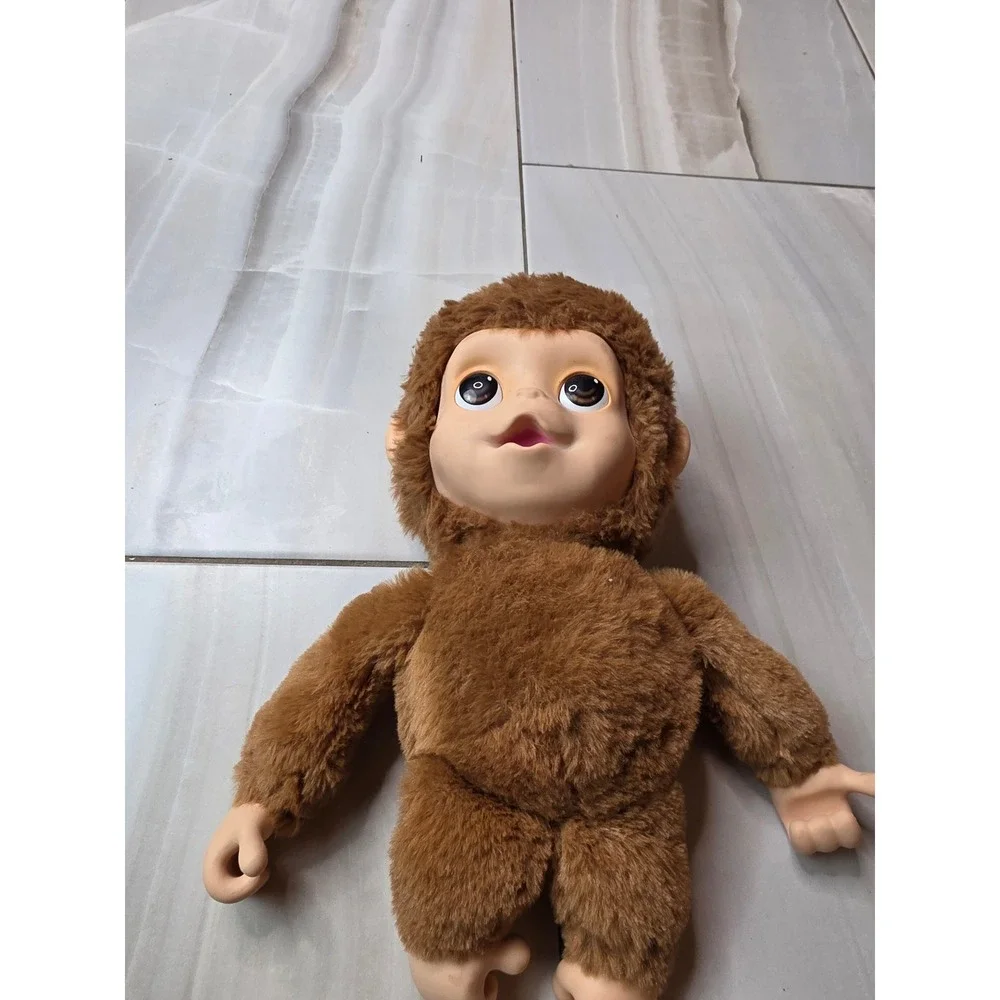 Moose Toys Little Live‎ Pets Mango the Monkey Interactive Plush Brown 2023 26558